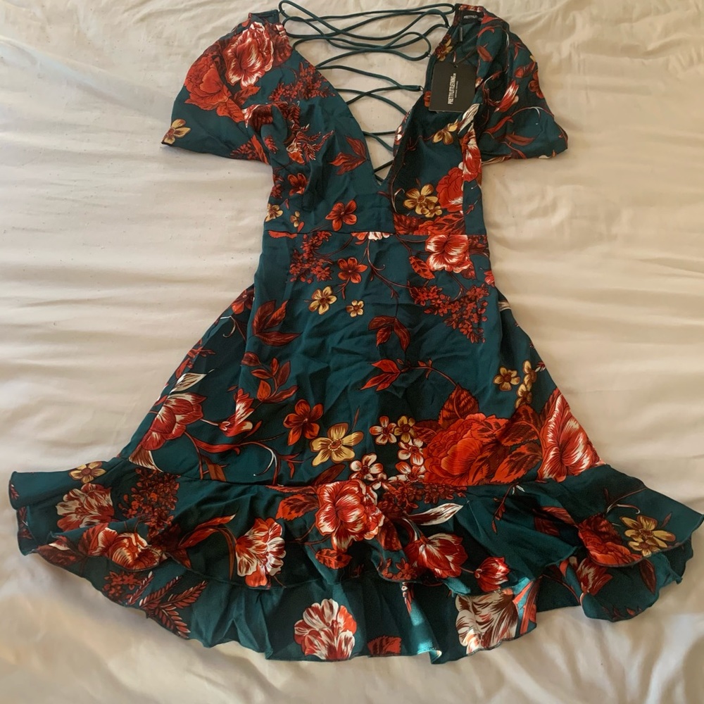 PLT emerald cris cross back